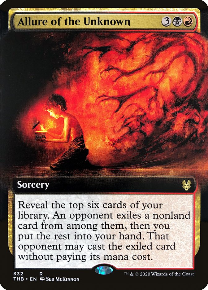 Allure of the Unknown (Extended Art) [Theros Beyond Death] | Webway Games