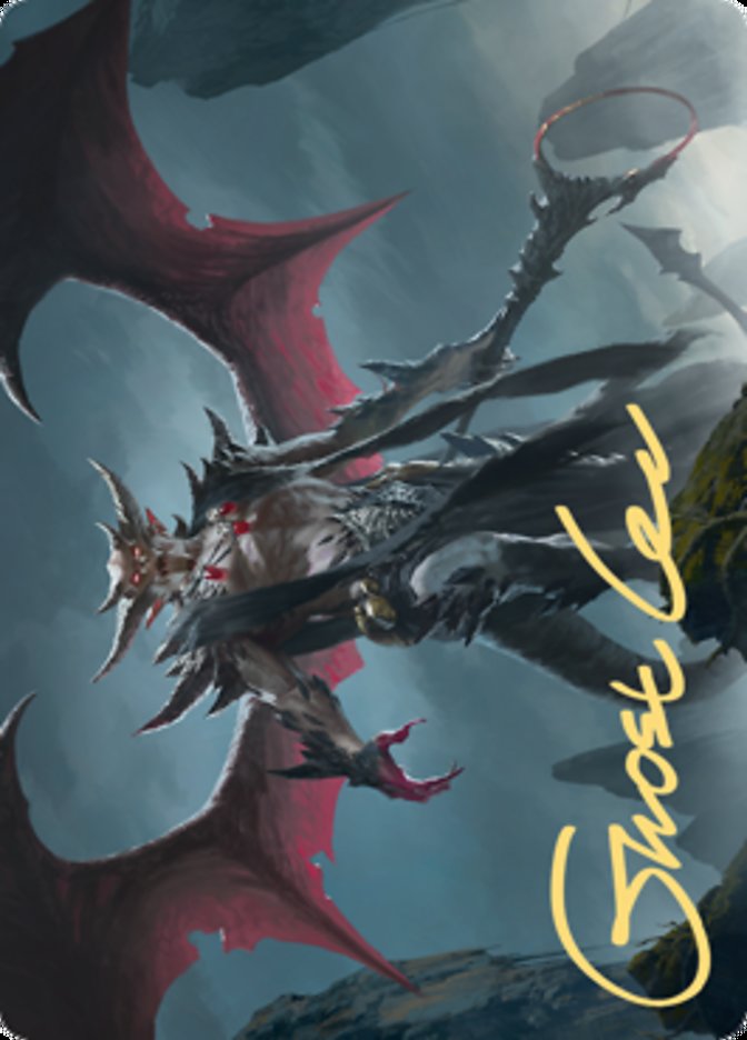 Taborax, Hope's Demise Art Card (Gold-Stamped Signature) [Zendikar Rising Art Series] | Webway Games