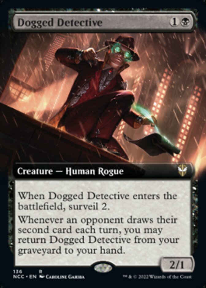 Dogged Detective (Extended Art) [Streets of New Capenna Commander] | Webway Games