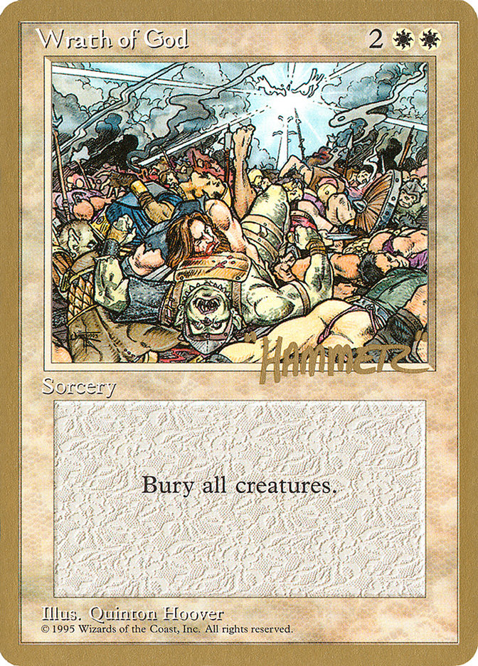 Wrath of God (Shawn "Hammer" Regnier) [Pro Tour Collector Set] | Webway Games