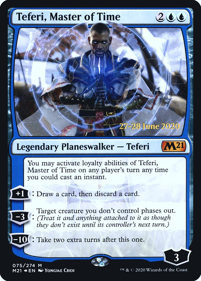 Teferi, Master of Time  [Core Set 2021 Prerelease Promos] | Webway Games
