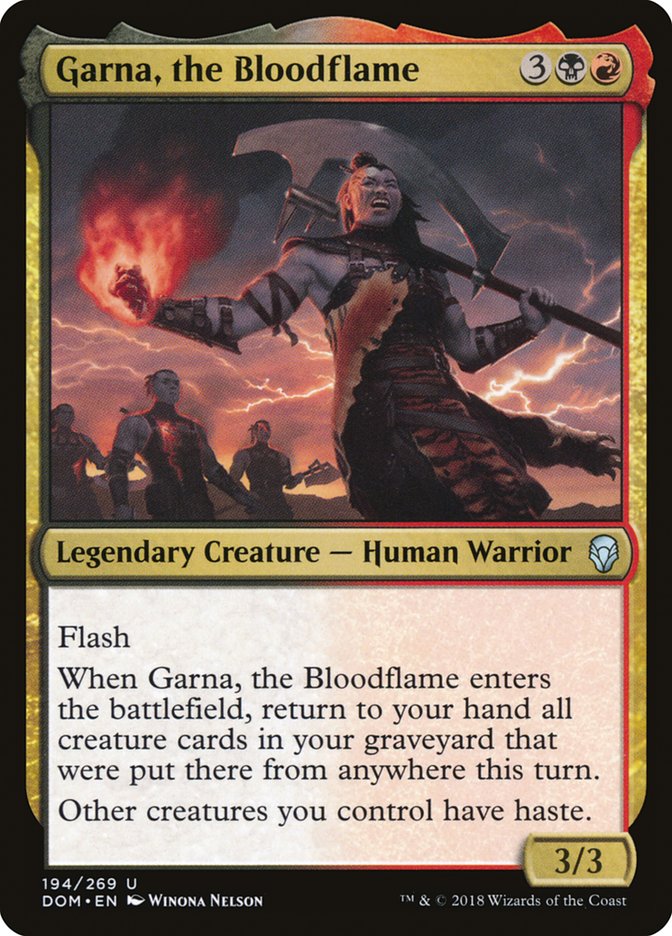 Garna, the Bloodflame [Dominaria] | Webway Games