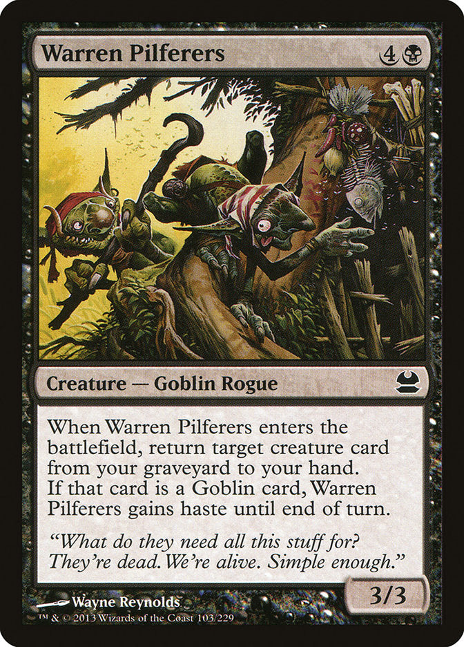 Warren Pilferers [Modern Masters] | Webway Games