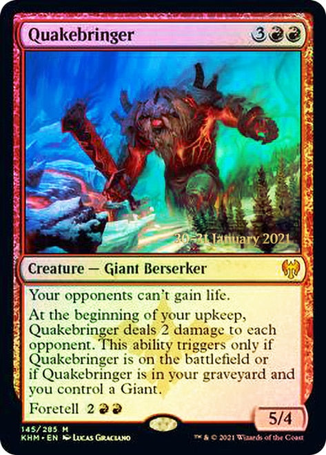Quakebringer  [Kaldheim Prerelease Promos] | Webway Games