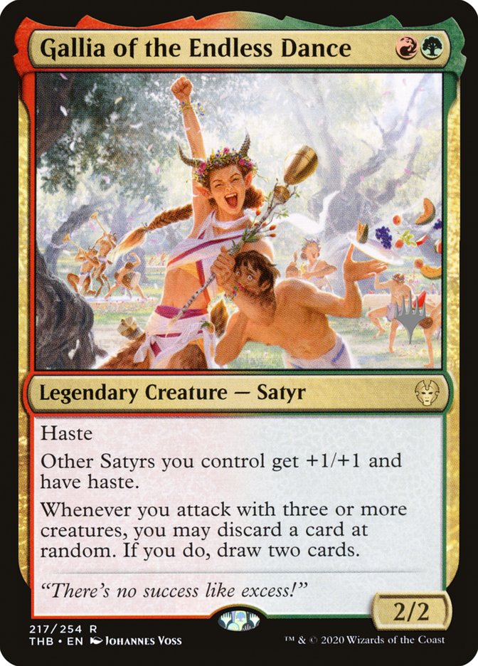 Gallia of the Endless Dance (Promo Pack) [Theros Beyond Death Promos] | Webway Games