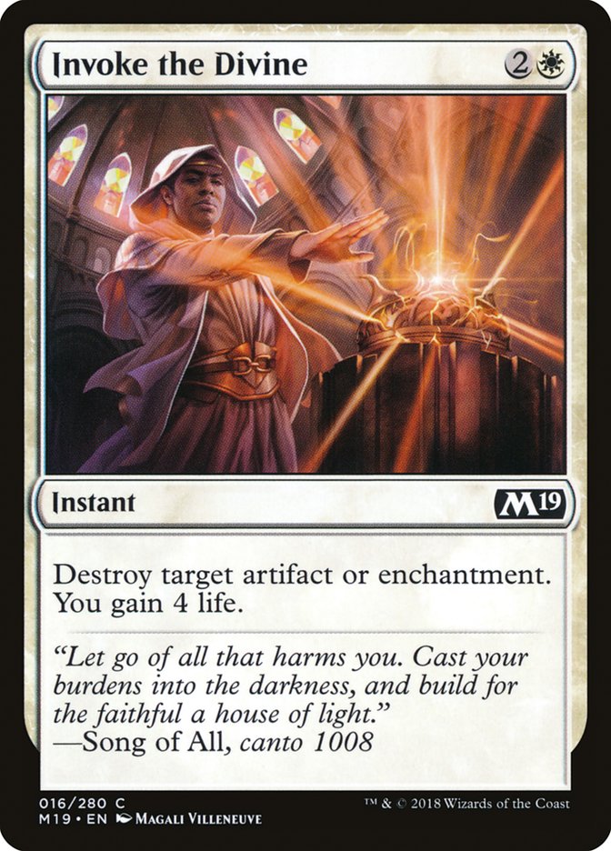 Invoke the Divine [Core Set 2019] | Webway Games
