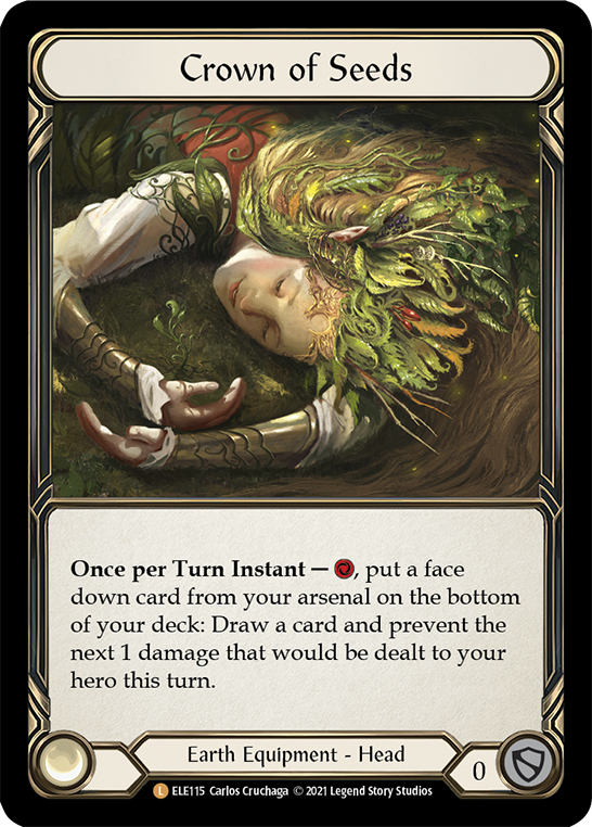 Crown of Seeds [ELE115] (Tales of Aria)  1st Edition Cold Foil | Webway Games