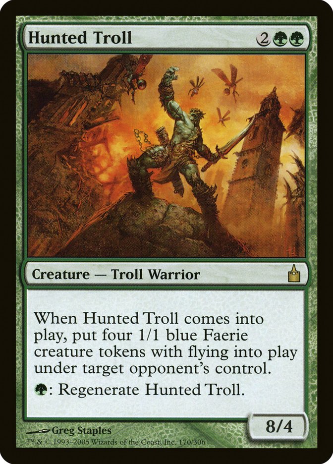 Hunted Troll [Ravnica: City of Guilds] | Webway Games