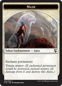 Mask // Horror Double-sided Token [Commander 2018 Tokens] | Webway Games
