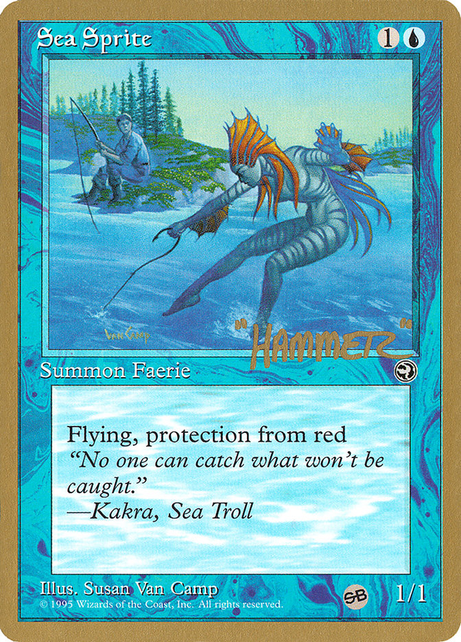 Sea Sprite (Shawn "Hammer" Regnier) (SB) [Pro Tour Collector Set] | Webway Games