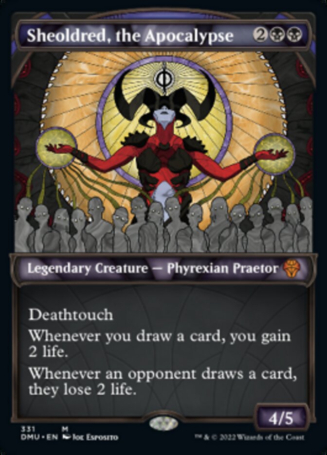 Sheoldred, the Apocalypse (Showcase Textured) [Dominaria United] | Webway Games