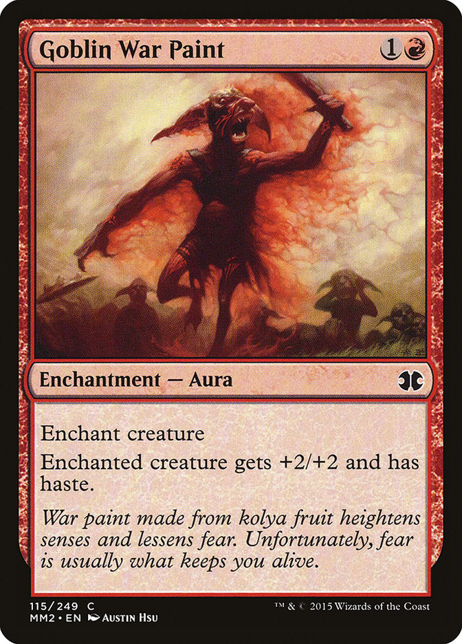 Goblin War Paint [Modern Masters 2015] | Webway Games