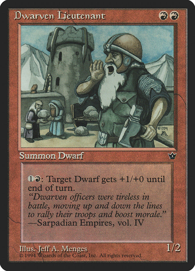 Dwarven Lieutenant [Fallen Empires] | Webway Games