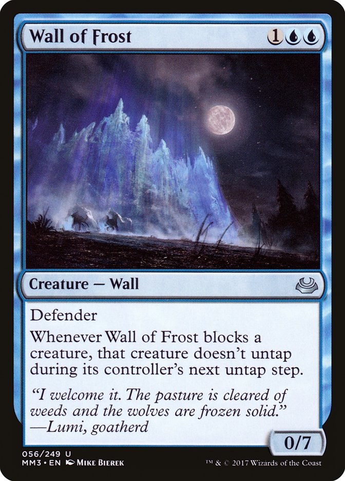 Wall of Frost [Modern Masters 2017] | Webway Games