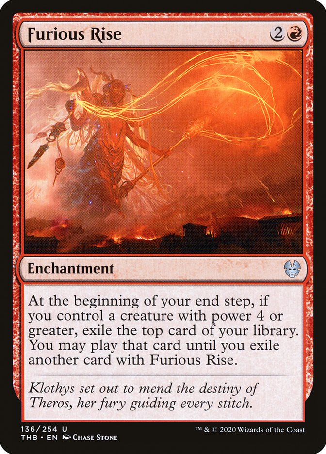 Furious Rise [Theros Beyond Death] | Webway Games