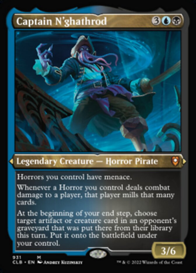 Captain N'ghathrod (Display Commander) (Foil Etched) [Commander Legends: Battle for Baldur's Gate] | Webway Games