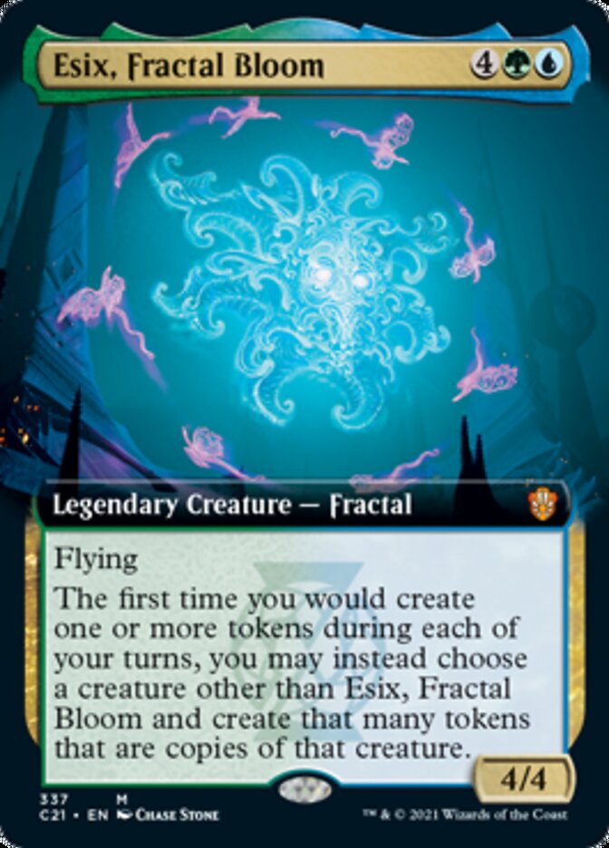 Esix, Fractal Bloom (Extended) [Commander 2021] | Webway Games
