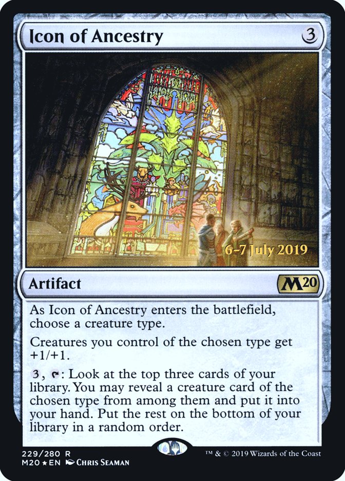 Icon of Ancestry  [Core Set 2020 Prerelease Promos] | Webway Games