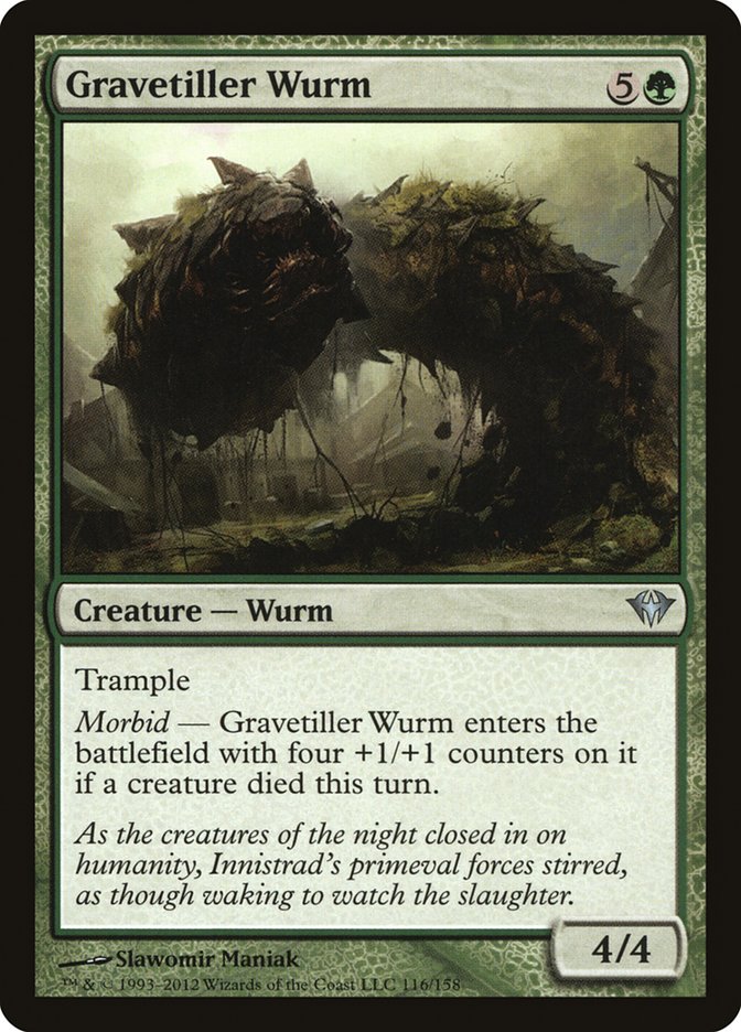 Gravetiller Wurm [Dark Ascension] | Webway Games