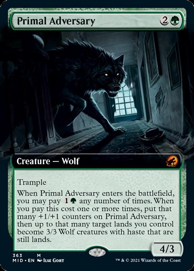 Primal Adversary (Extended) [Innistrad: Midnight Hunt] | Webway Games