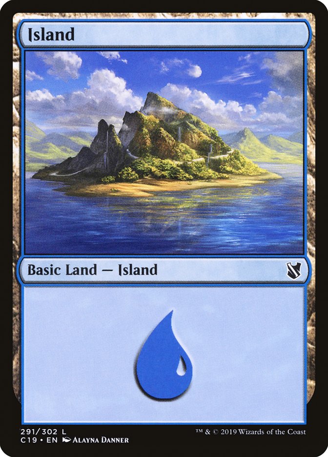 Island (#291) [Commander 2019] | Webway Games