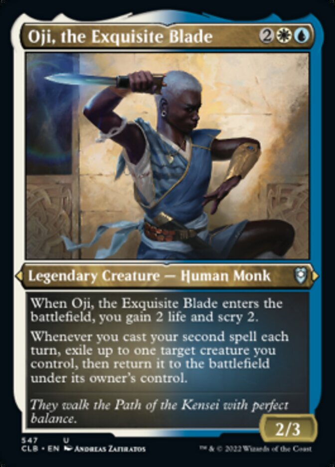 Oji, the Exquisite Blade (Foil Etched) [Commander Legends: Battle for Baldur's Gate] | Webway Games