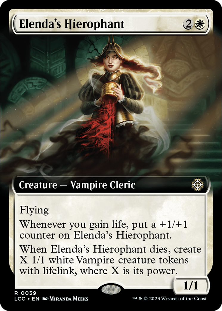 Elenda's Hierophant (Extended Art) [The Lost Caverns of Ixalan Commander] | Webway Games