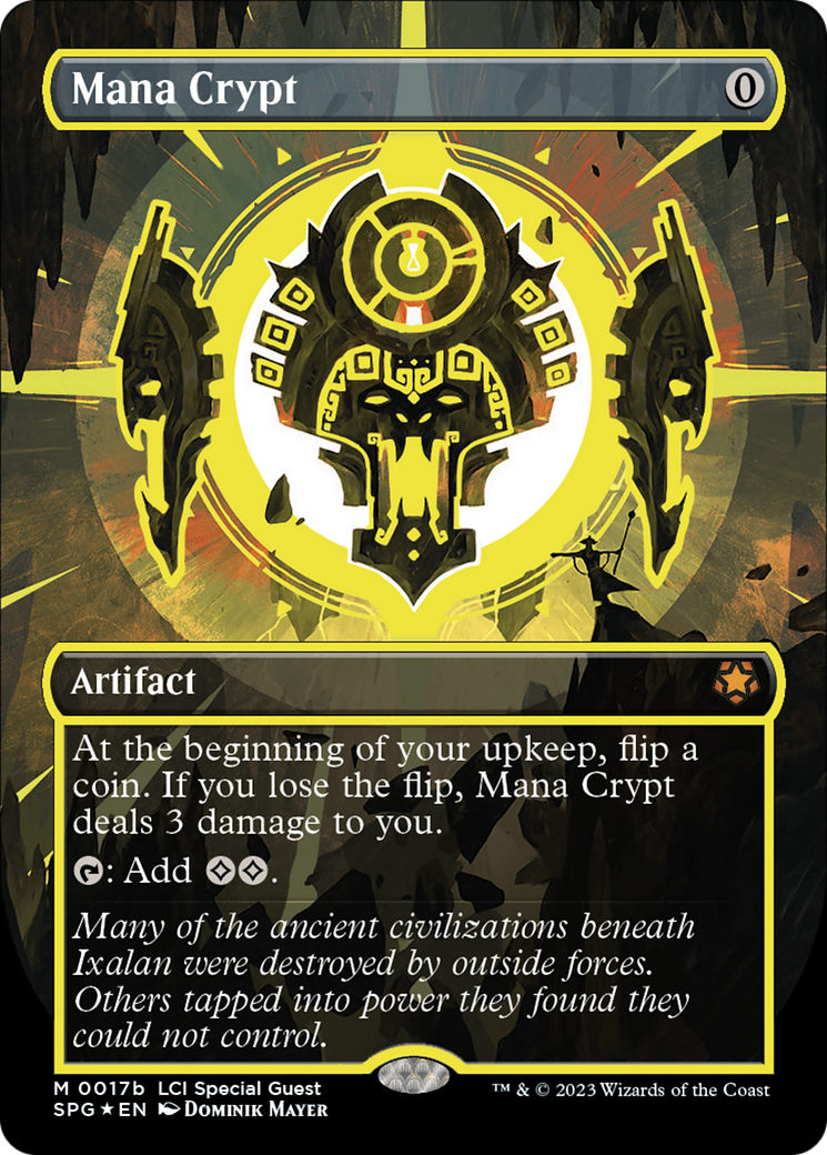 Mana Crypt (0017b) (Borderless) [The Lost Caverns of Ixalan Special Guests] | Webway Games