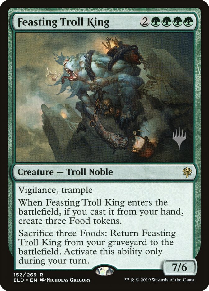 Feasting Troll King (Promo Pack) [Throne of Eldraine Promos] | Webway Games