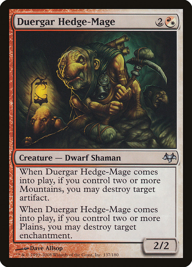 Duergar Hedge-Mage [Eventide] | Webway Games
