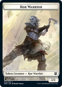 Kor Warrior // Plant Double-sided Token [Zendikar Rising Tokens] | Webway Games