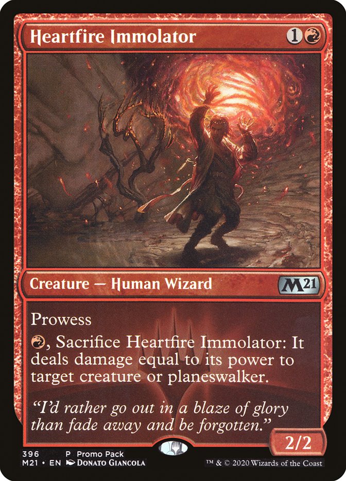 Heartfire Immolator (Promo Pack) [Core Set 2021 Promos] | Webway Games