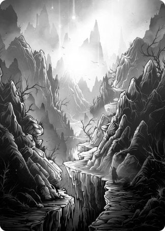 Mountain Art Card [Innistrad: Midnight Hunt Art Series] | Webway Games