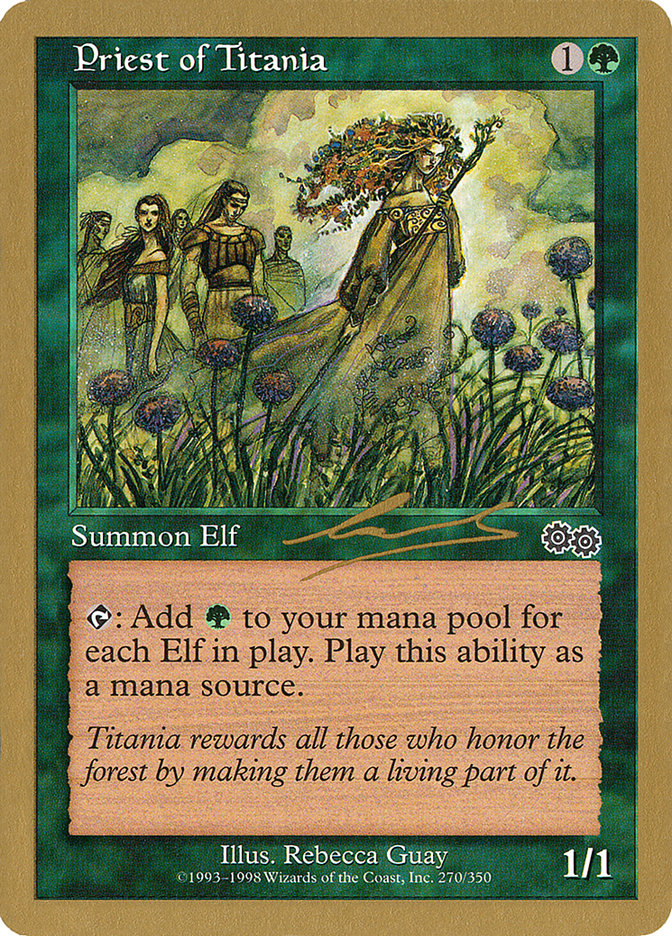 Priest of Titania (Nicolas Labarre) [World Championship Decks 2000] | Webway Games