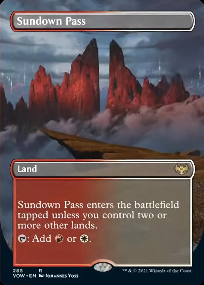 Sundown Pass (Borderless) [Innistrad: Crimson Vow] | Webway Games