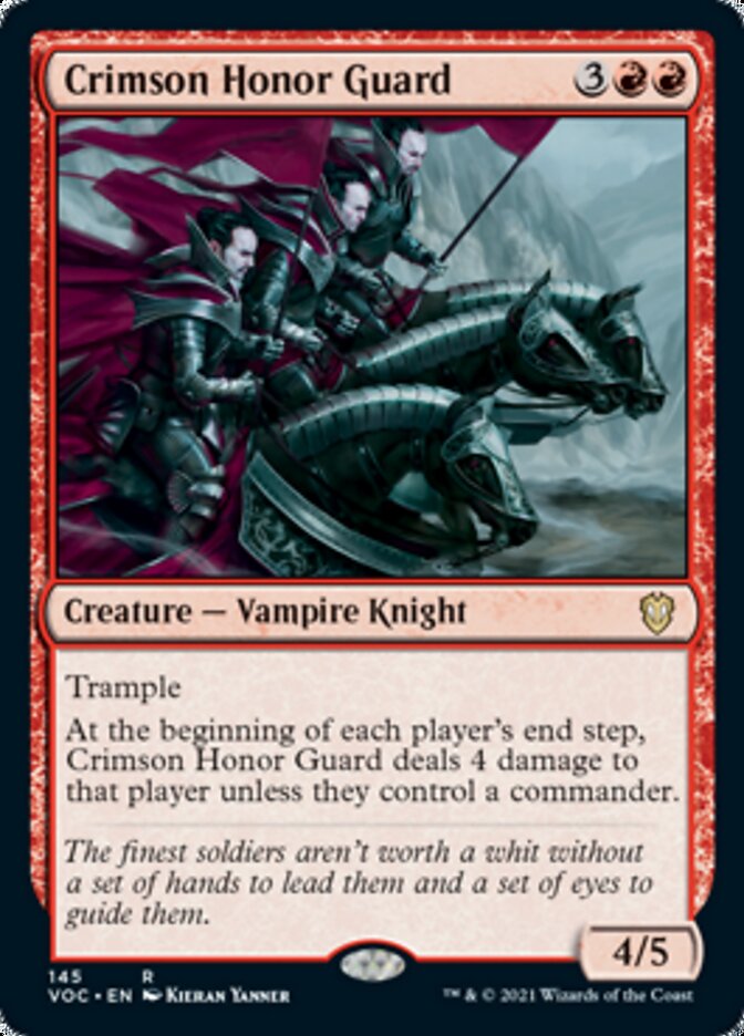 Crimson Honor Guard [Innistrad: Crimson Vow Commander] | Webway Games