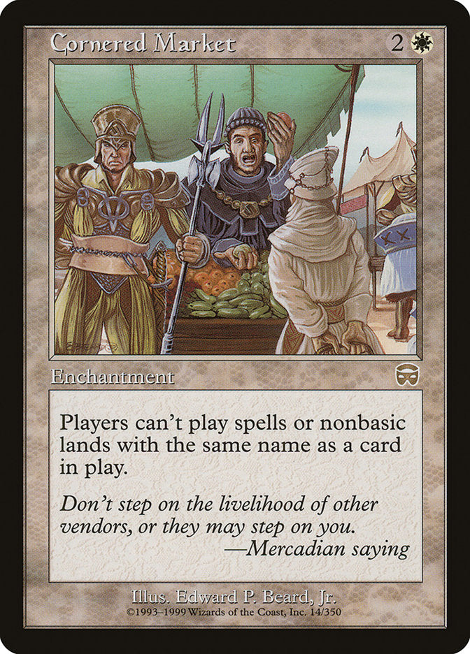 Cornered Market [Mercadian Masques] | Webway Games