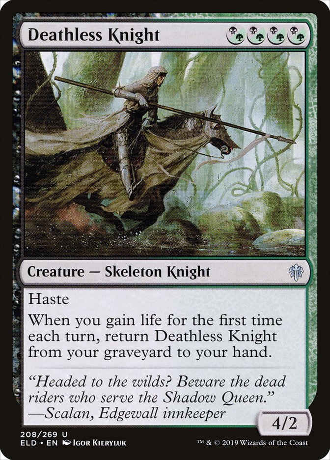 Deathless Knight [Throne of Eldraine] | Webway Games
