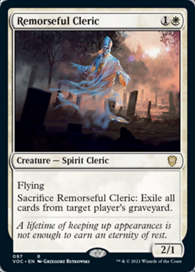 Remorseful Cleric [Innistrad: Crimson Vow Commander] | Webway Games
