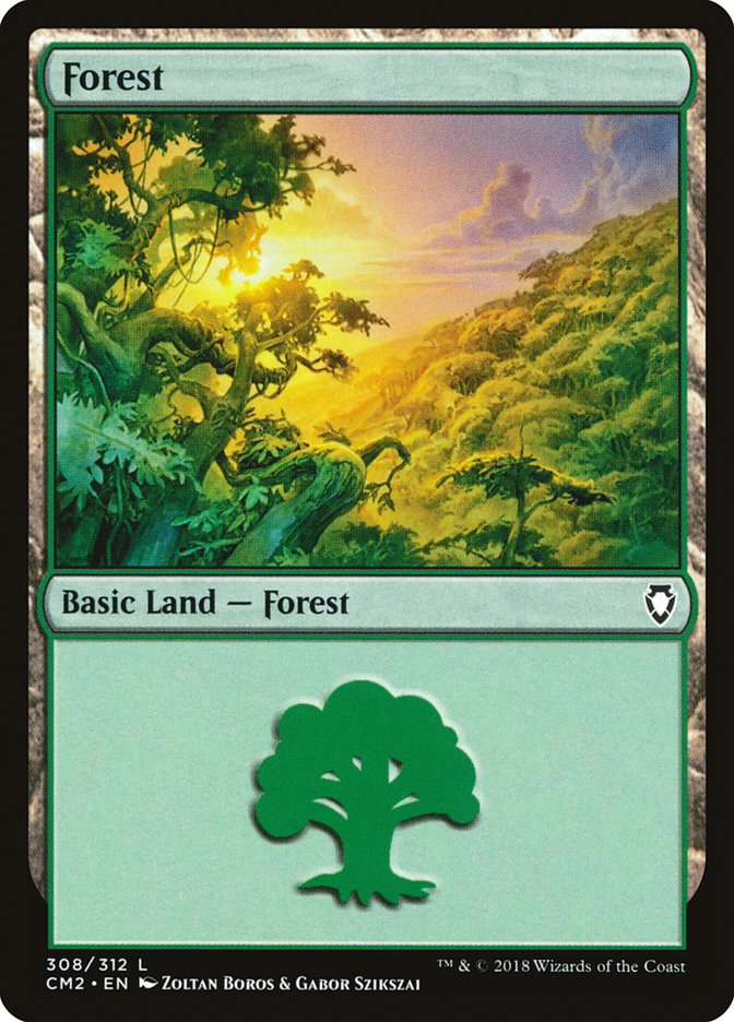 Forest (#308) [Commander Anthology Volume II] | Webway Games