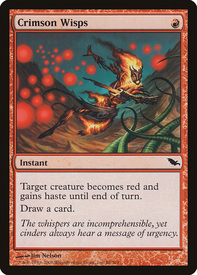 Crimson Wisps [Shadowmoor] | Webway Games