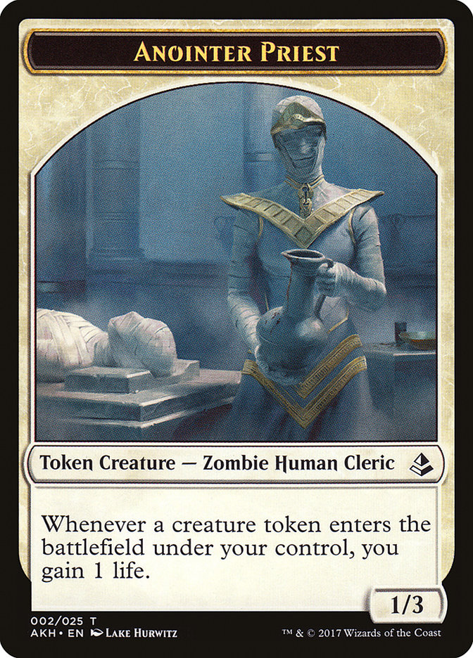 Anointer Priest Token [Amonkhet Tokens] | Webway Games