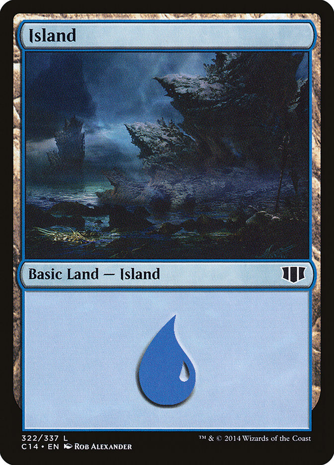 Island (322) [Commander 2014] | Webway Games