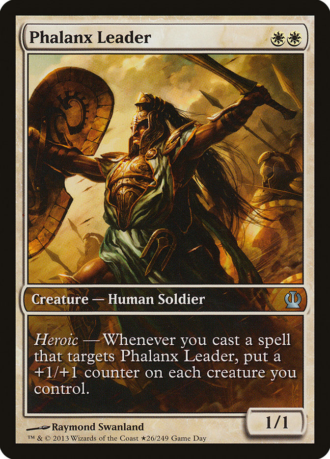 Phalanx Leader (Game Day) (Extended) [Theros Promos] | Webway Games