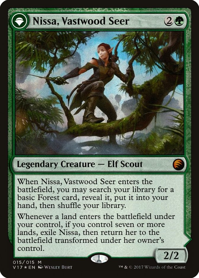 Nissa, Vastwood Seer // Nissa, Sage Animist [From the Vault: Transform] | Webway Games