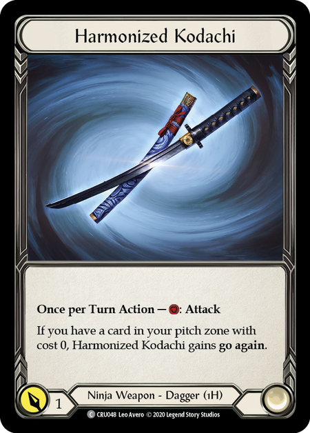 Harmonized Kodachi (Rainbow Foil) [CRU048-RF] Unlimited Rainbow Foil | Webway Games
