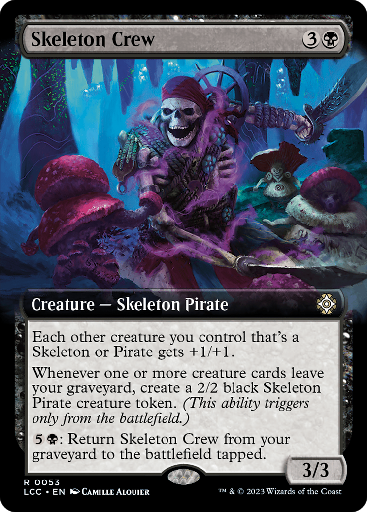 Skeleton Crew (Extended Art) [The Lost Caverns of Ixalan Commander] | Webway Games