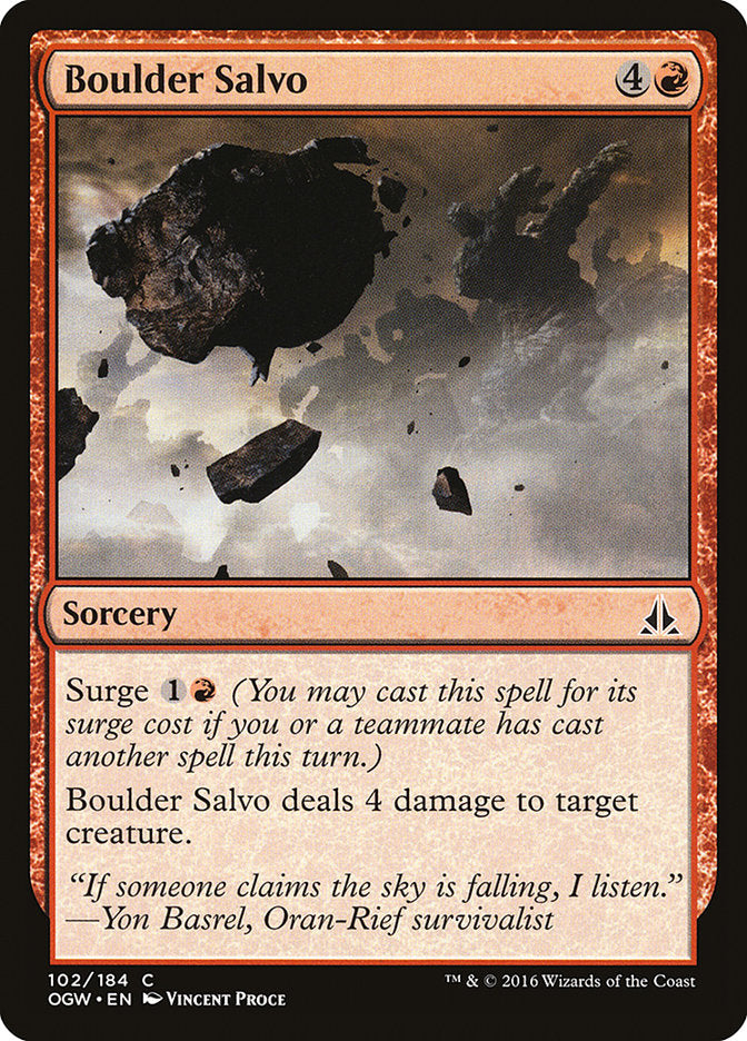 Boulder Salvo [Oath of the Gatewatch] | Webway Games