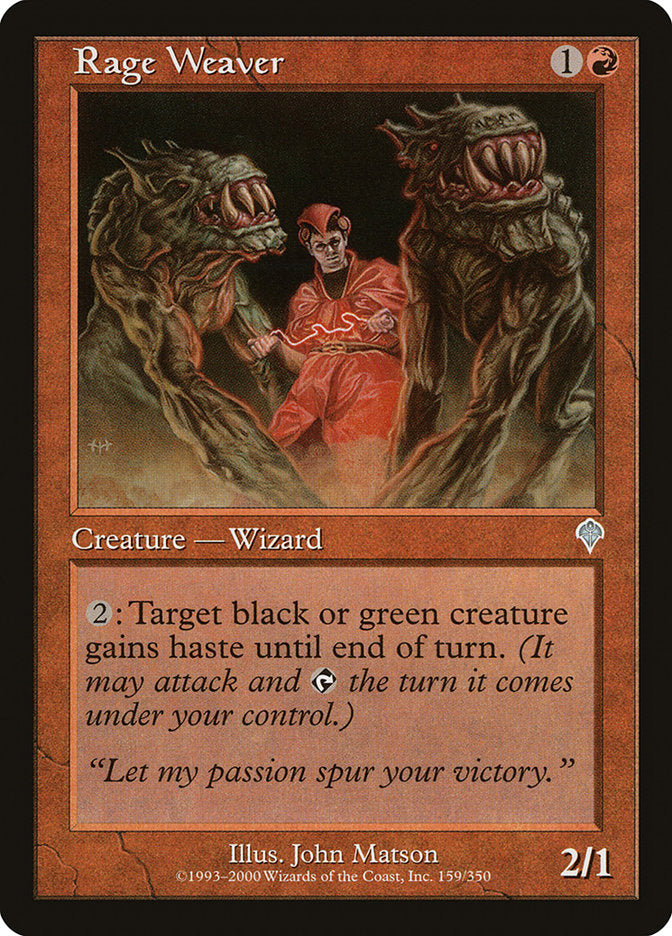 Rage Weaver [Invasion] | Webway Games