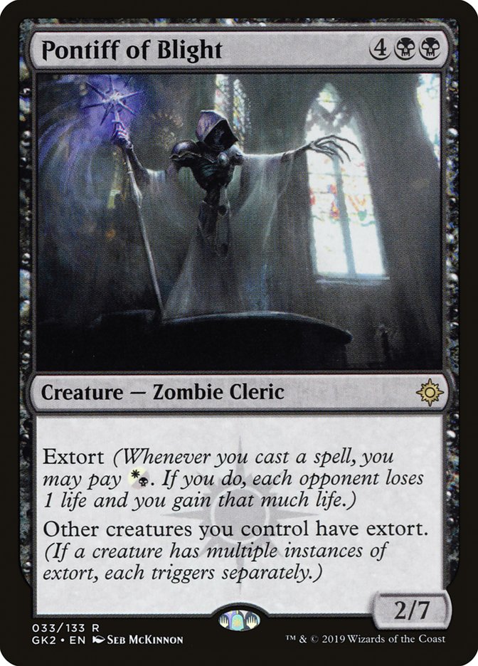 Pontiff of Blight [Ravnica Allegiance Guild Kit] | Webway Games